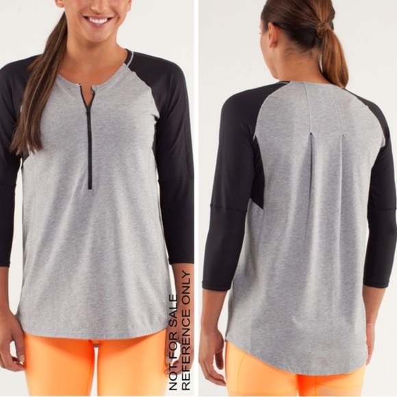 Lululemon Spin City half zip top NWOT - Picture 2 of 3